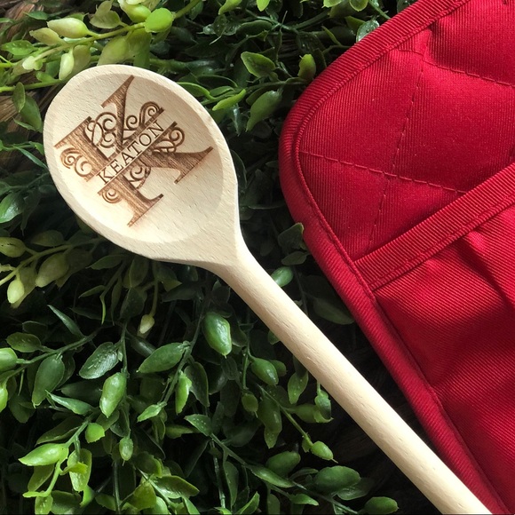 Monogram Engraved Spoon - Picture 2 of 4